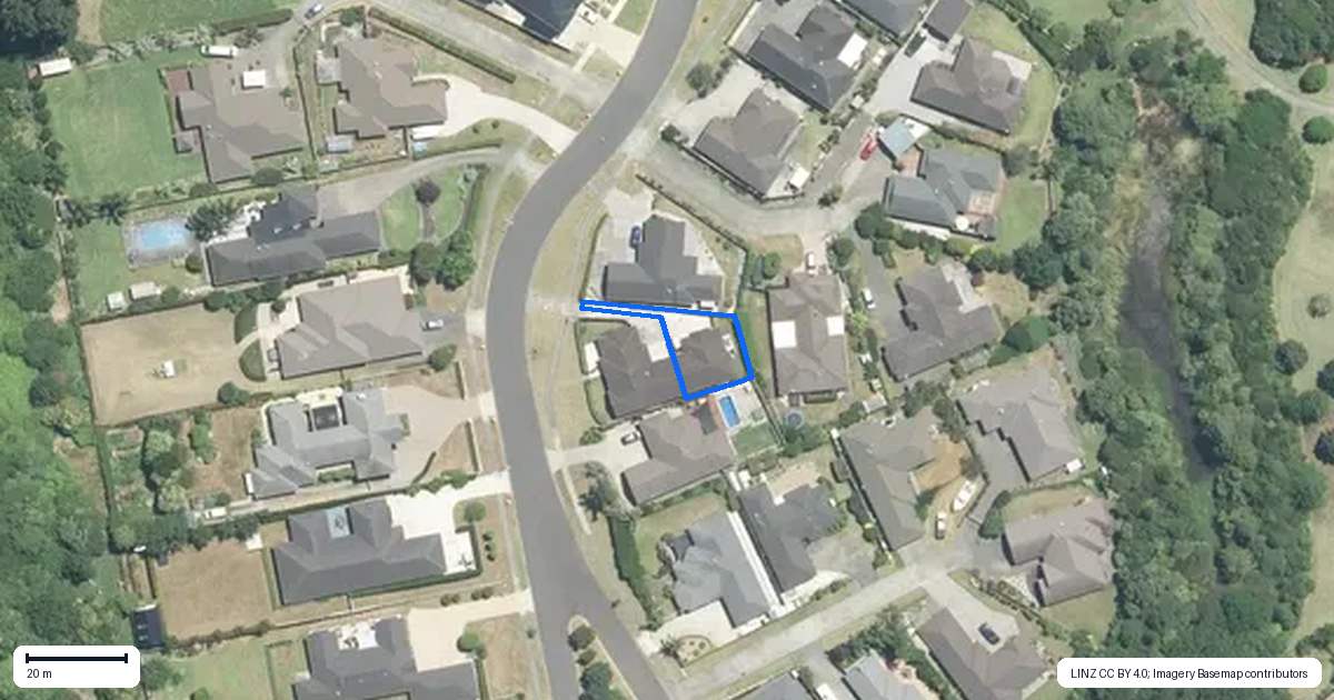 Property context map for 58A Lough Bourne Drive, Pukekohe
