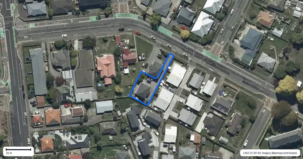 Property context map for 157A Peverel Street, Riccarton, Christchurch