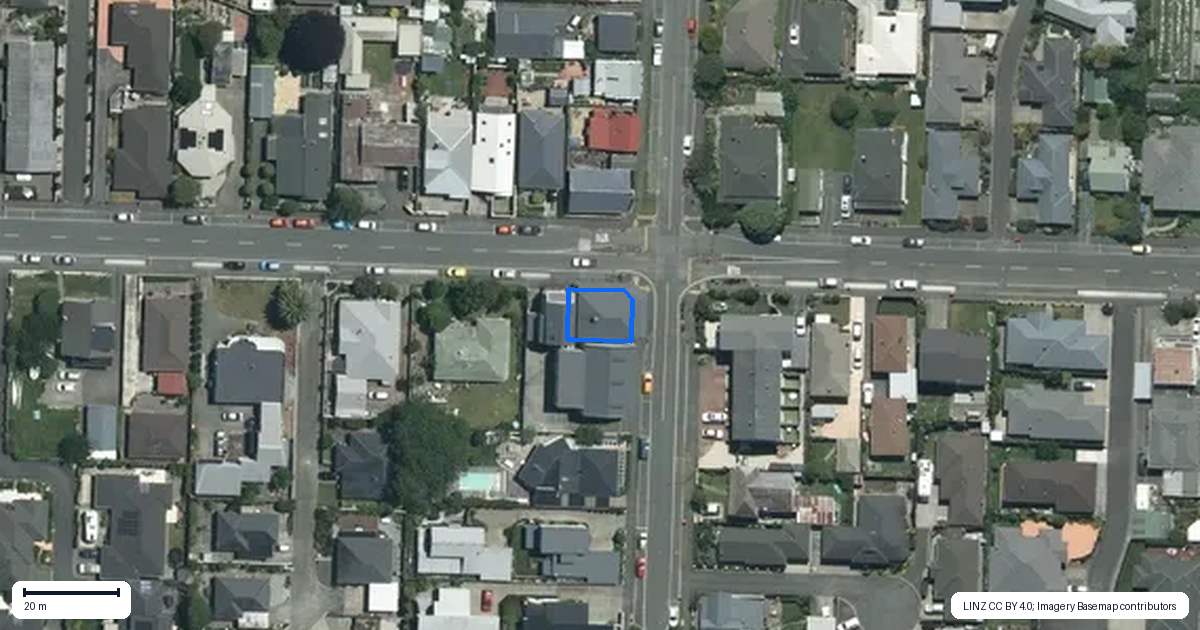 Property context map for 40 Tasman Street, The Wood, Nelson