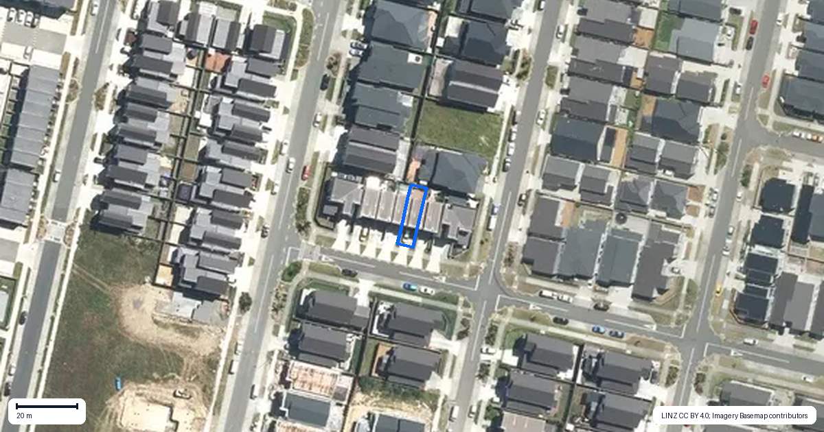Property context map for 10 Goodfellow Lane, Flat Bush, Auckland