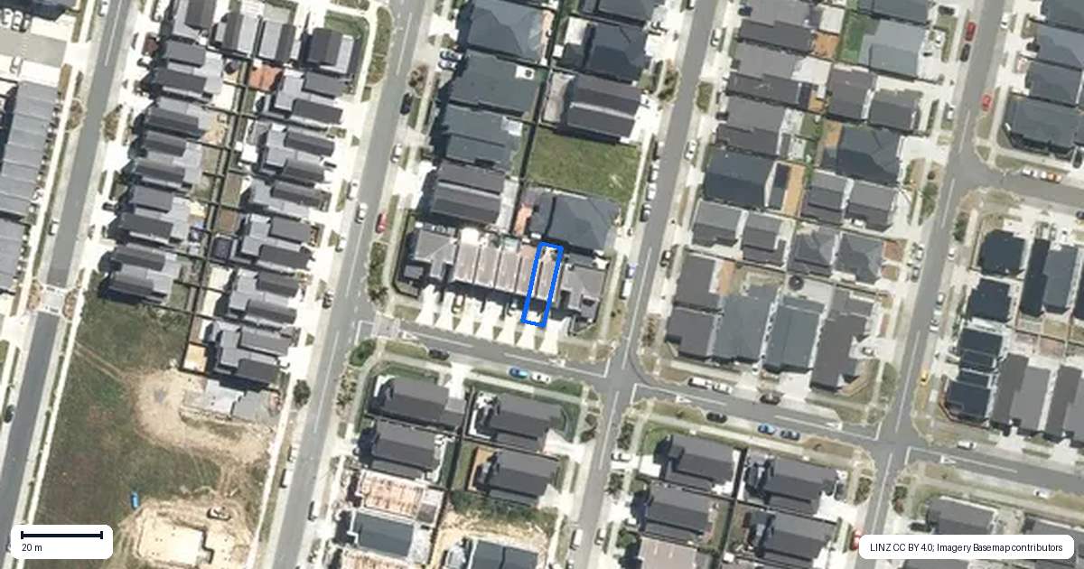 Property context map for 12 Goodfellow Lane, Flat Bush, Auckland