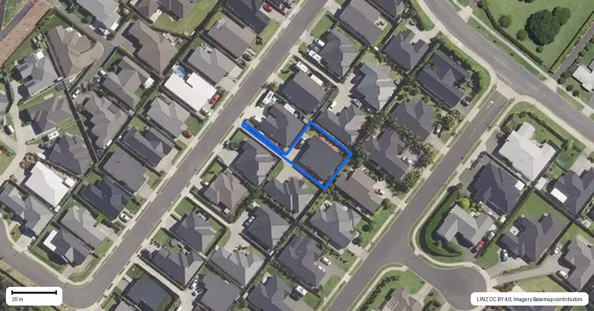 Property context map for 13A Augusta Rise, Omokoroa