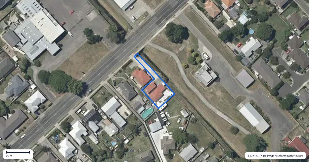 Property context map for 106A Latham Street, Marewa, Napier