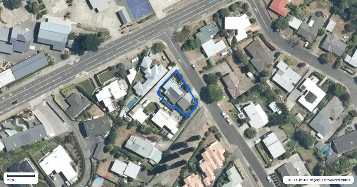 Property context map for 2A Busby Hill, Havelock North