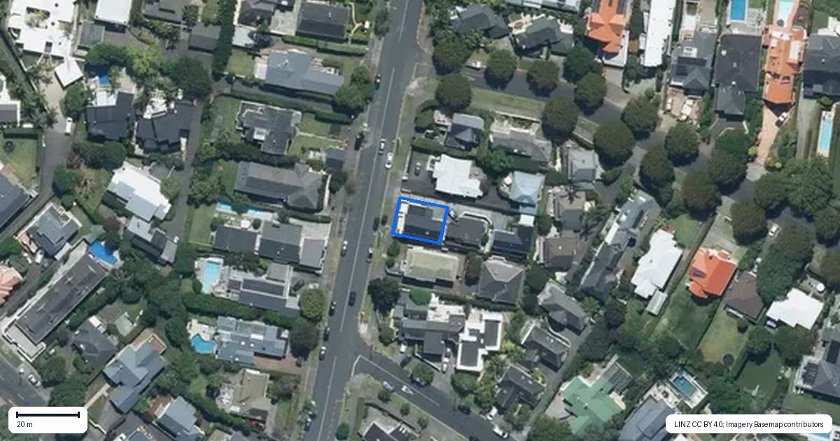 Property context map for 111A Upland Road, Remuera, Auckland