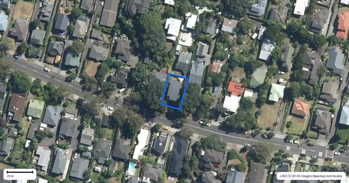 Property context map for 29A Peary Road, Mount Eden, Auckland