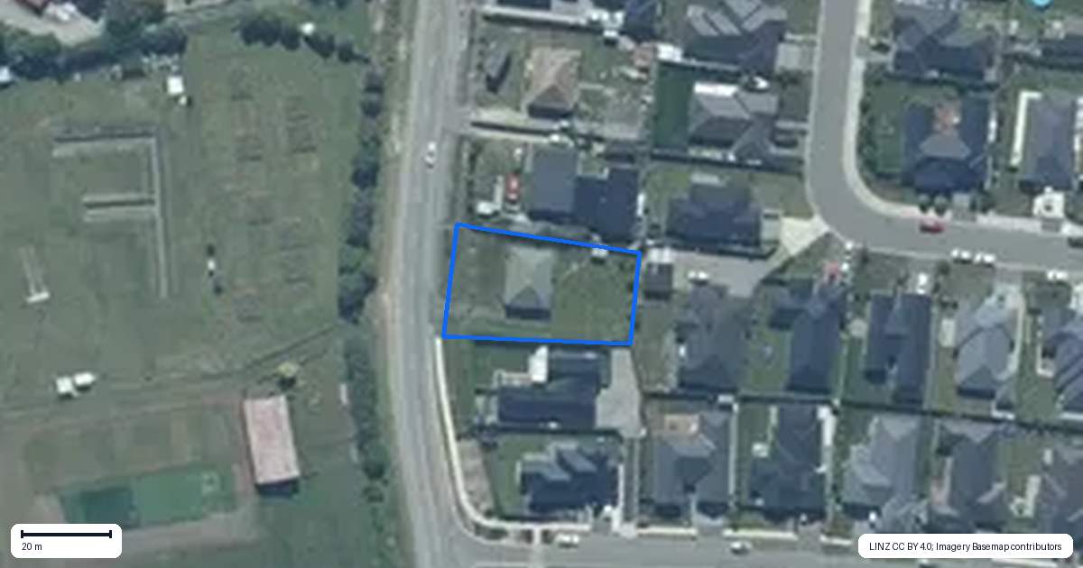 Property context map for 1433 Springs Road, Lincoln