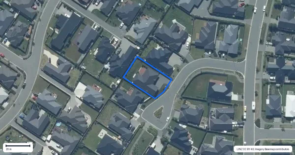Property context map for 10 Lesser Close, Rolleston