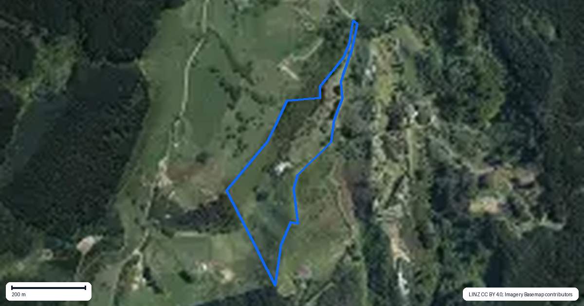Property context map for 58 Macs Road, Hira