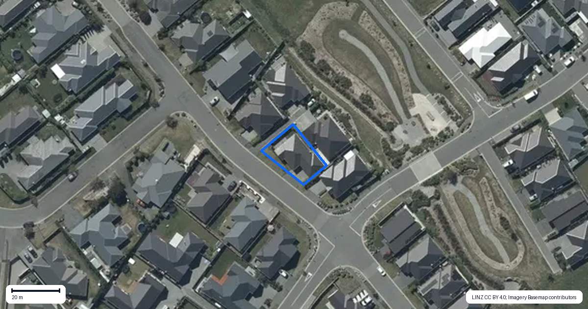 Property context map for 29 Conductors Road, Prebbleton