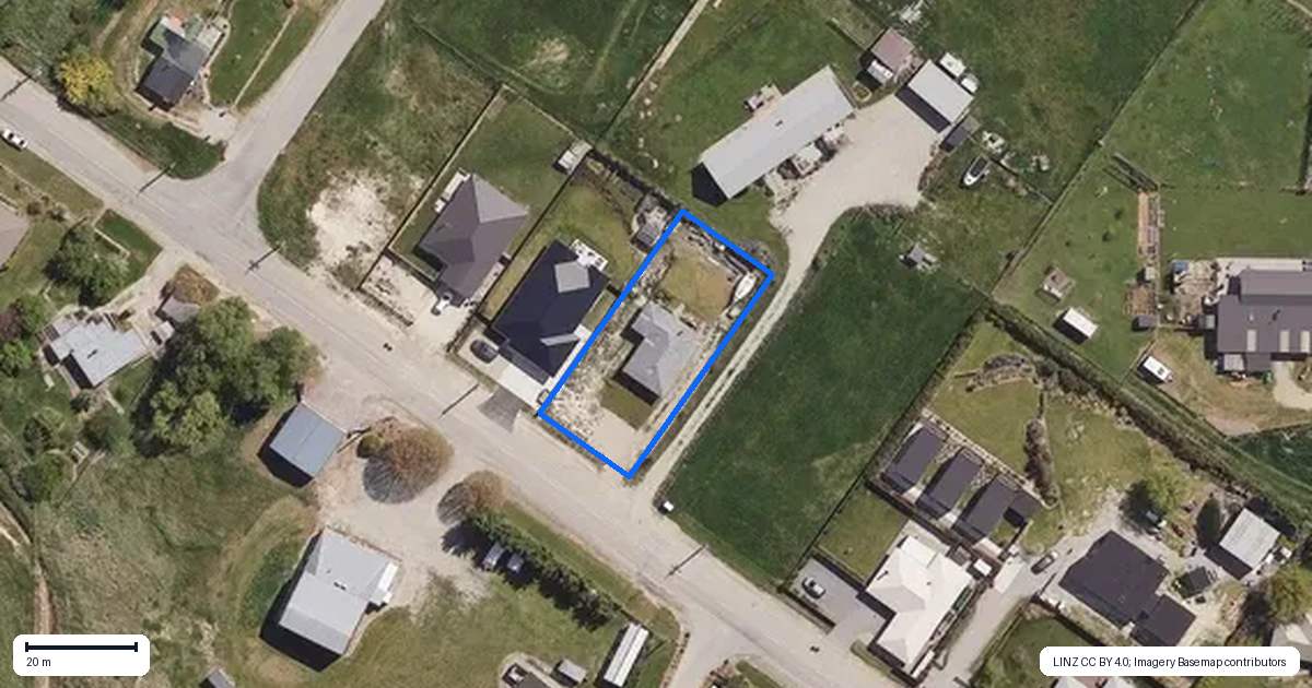 Property context map for 14A Alton Street, Omakau