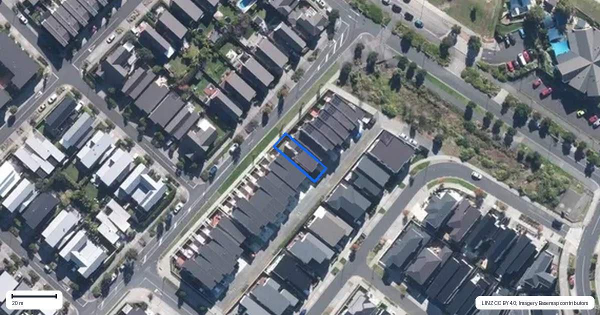Property context map for 191 Clark Road, Hobsonville, Auckland
