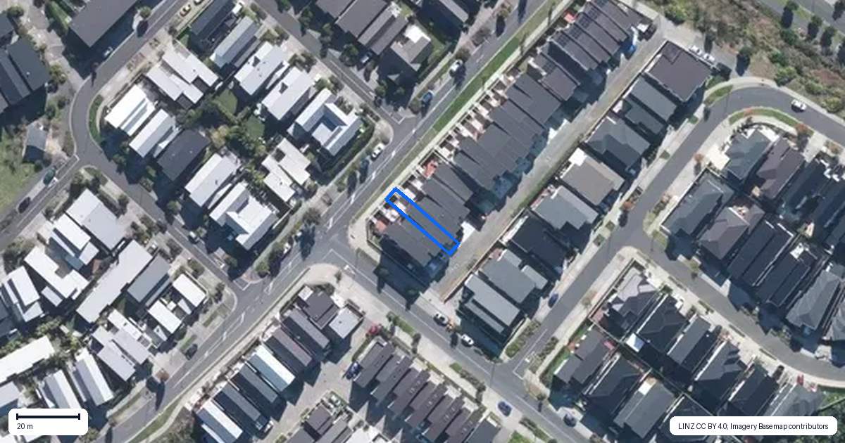 Property context map for 169 Clark Road, Hobsonville, Auckland