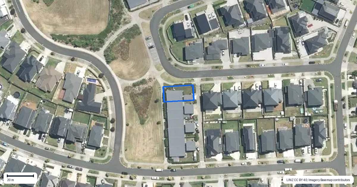 Property context map for 1 Kapuarangi Lane, Papakura