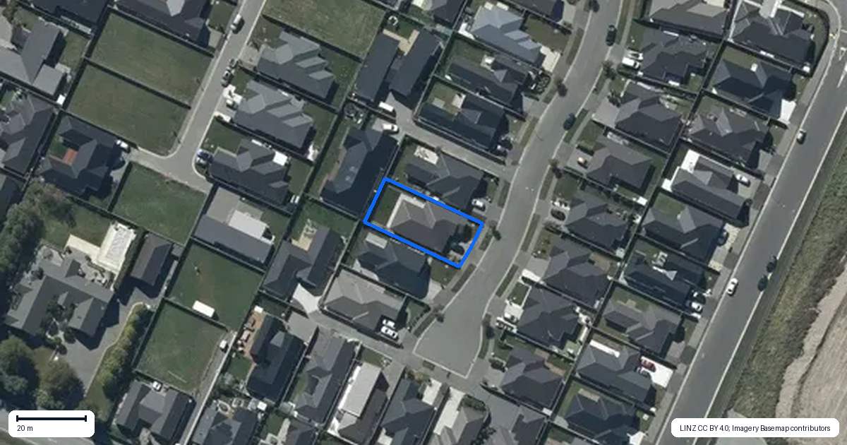 Property context map for 16 Helen Place, Halswell, Christchurch