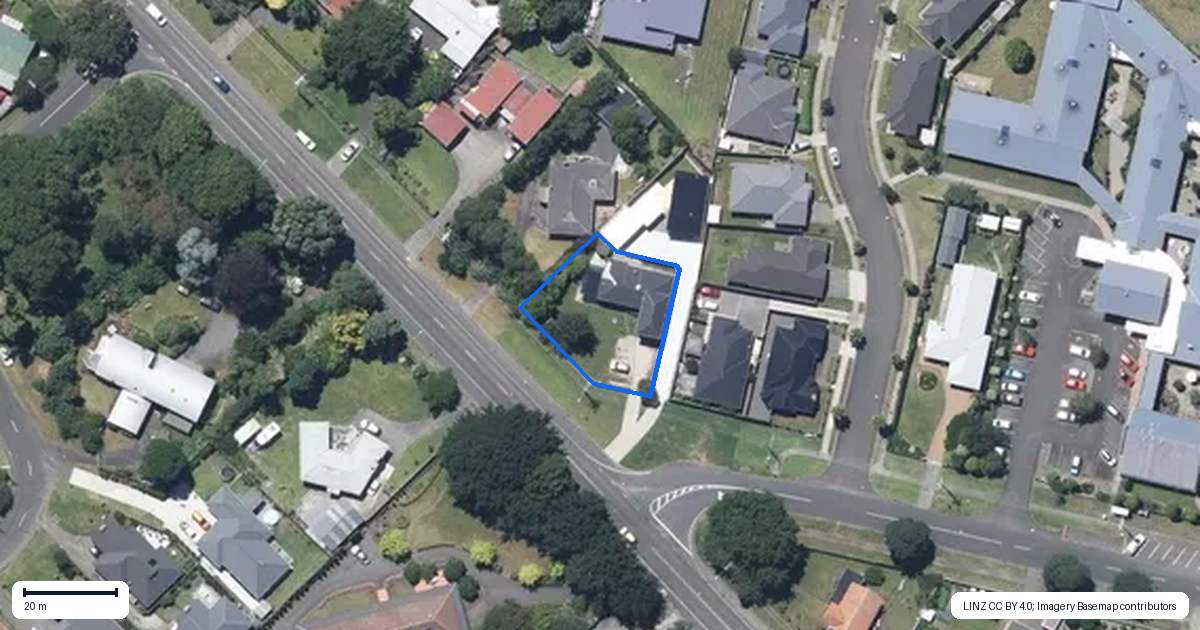 Property context map for 150 Great North Road, Otamatea, Whanganui