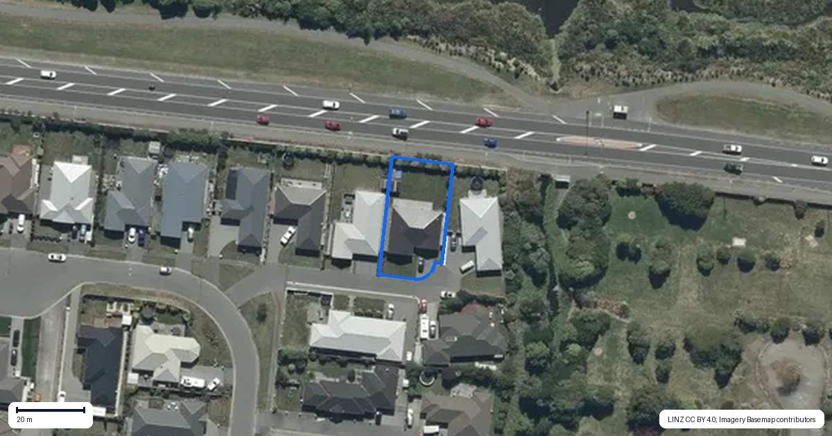 Property context map for 18 Flaxon Place, Burwood, Christchurch