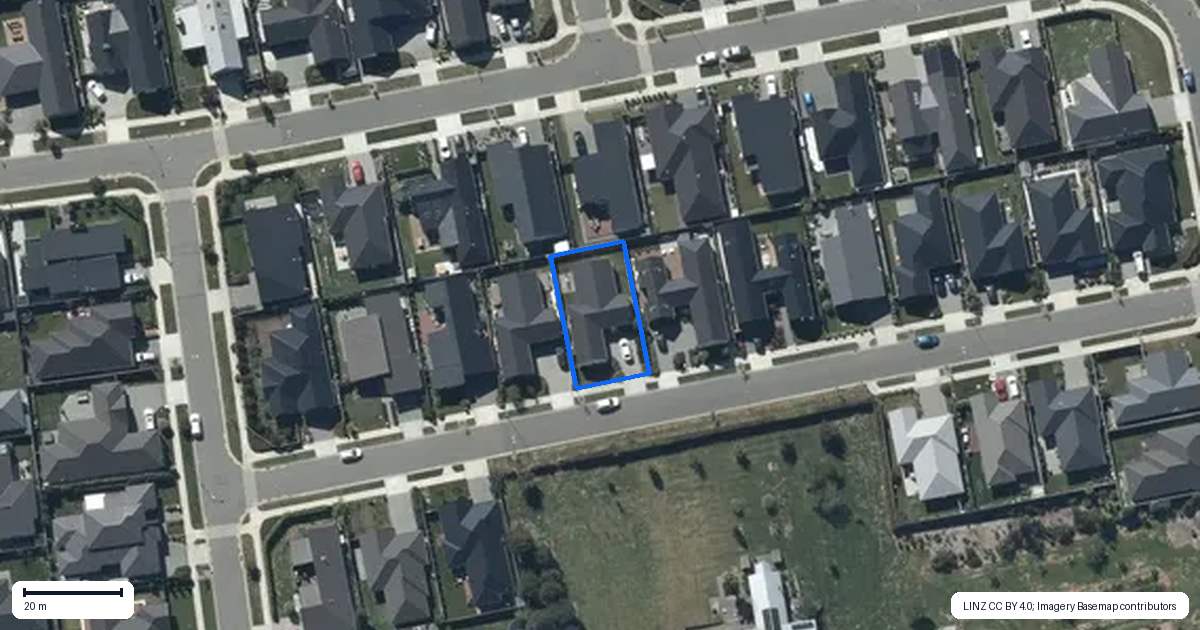 Property context map for 9 Beamsgate Road, Halswell, Christchurch