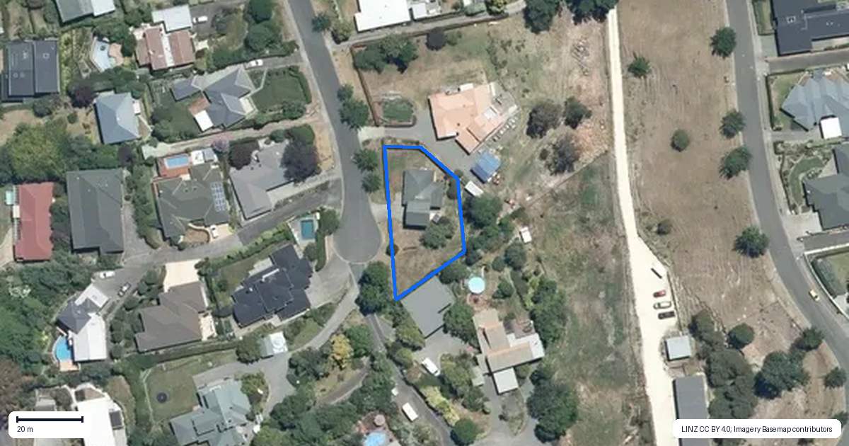 Property context map for 35 Selwyn Road, Havelock North