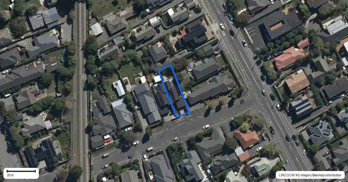 Property context map for 2/6 Lloyd Street, Strowan, Christchurch