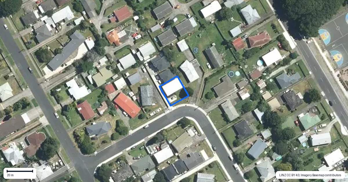 Property context map for 8 Orion Street, Papakura