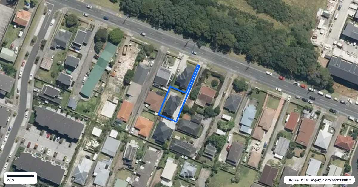 Property context map for 61B Margan Avenue, New Lynn, Auckland
