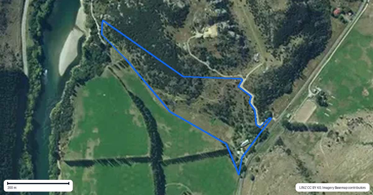 Property context map for 362 Teviot Road, Roxburgh East, Roxburgh
