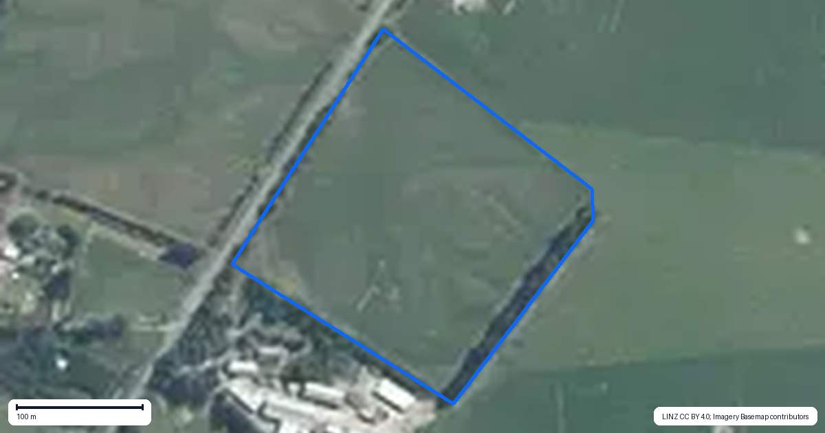 Property context map for 170 Pesters Road, Eyrewell, West Eyreton