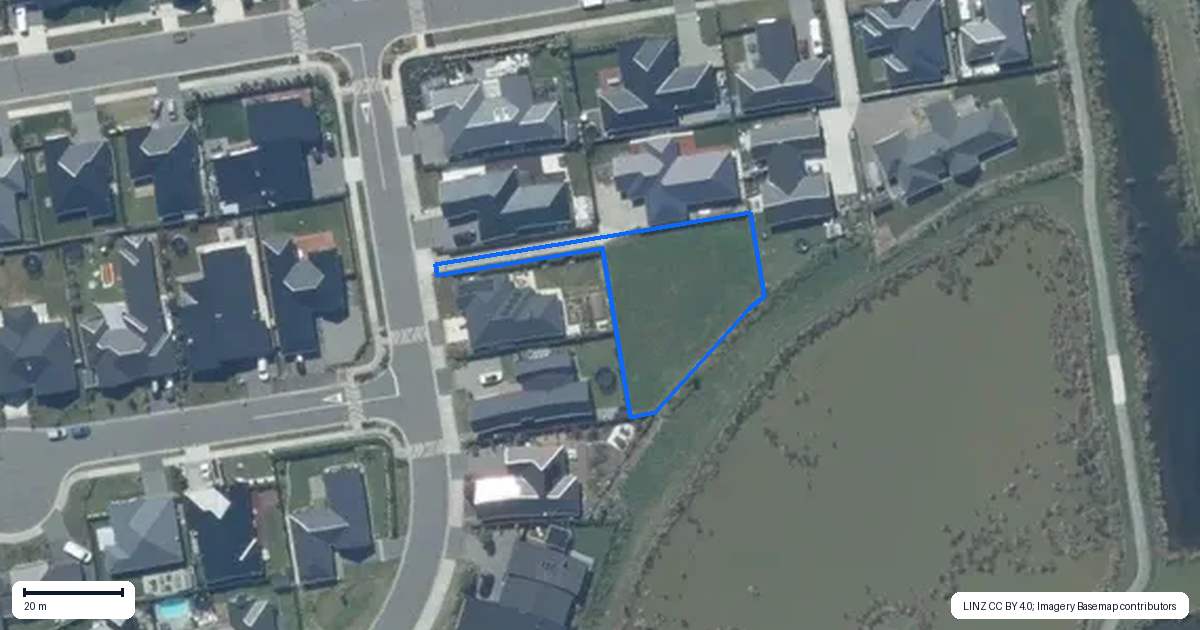 Property context map for 29 Kaitorete Drive, Lincoln