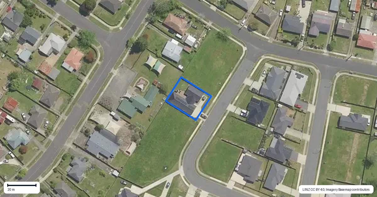 Property context map for 6 Tiwhatiwha Crescent, Kawerau
