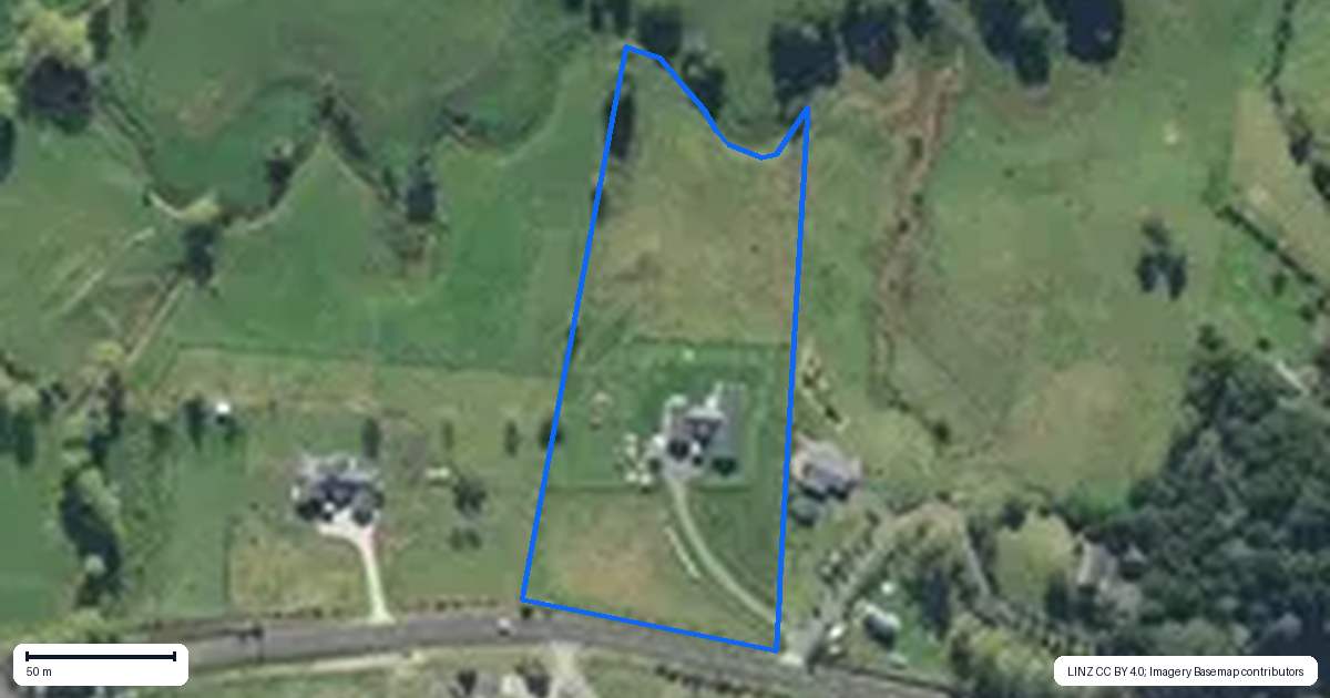 Property context map for 783 Whareora Road, Whareora