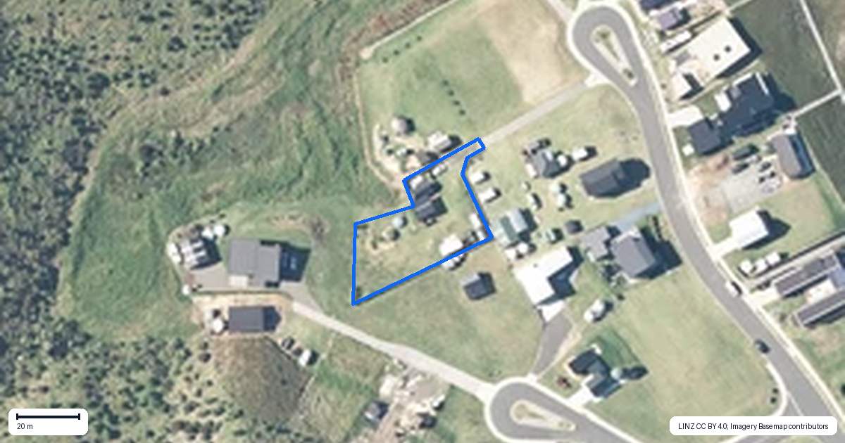 Property context map for 95 Skippers Road, Opito Bay, Whitianga