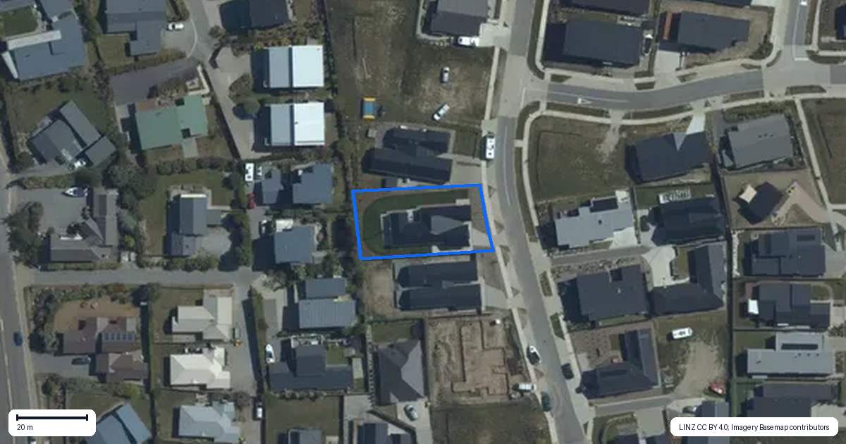 Property context map for 37 Farrant Drive, Wanaka