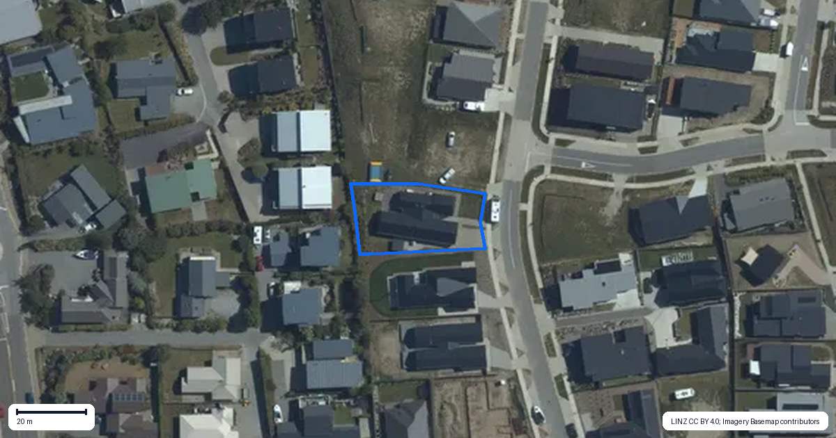 Property context map for 39 Farrant Drive, Wanaka