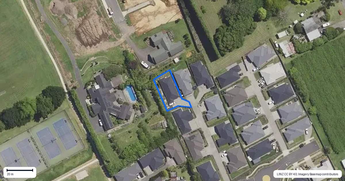 Property context map for 7 Tangata Way, Omokoroa