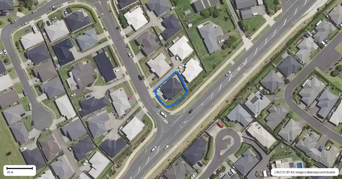 Property context map for 2 Nottingham Road, Omokoroa