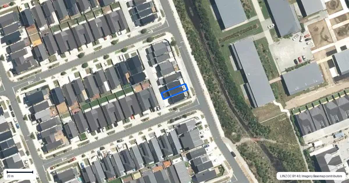 Property context map for 35 Kaha Road, Takanini, Auckland