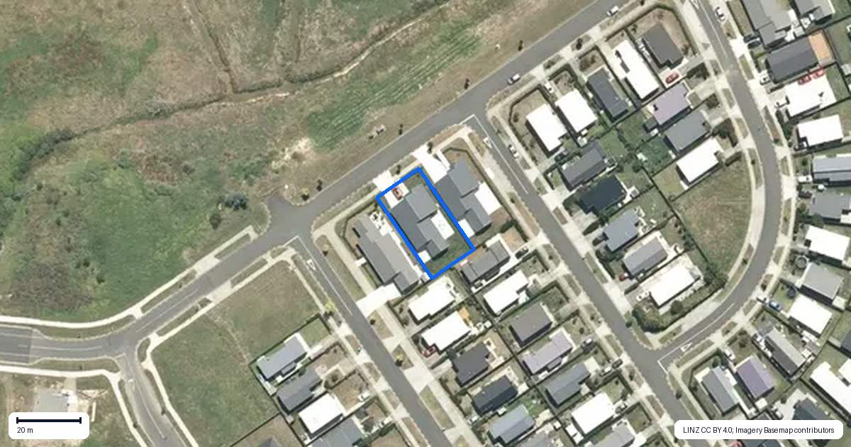 Property context map for 19 Harvest Road, Te Kauwhata