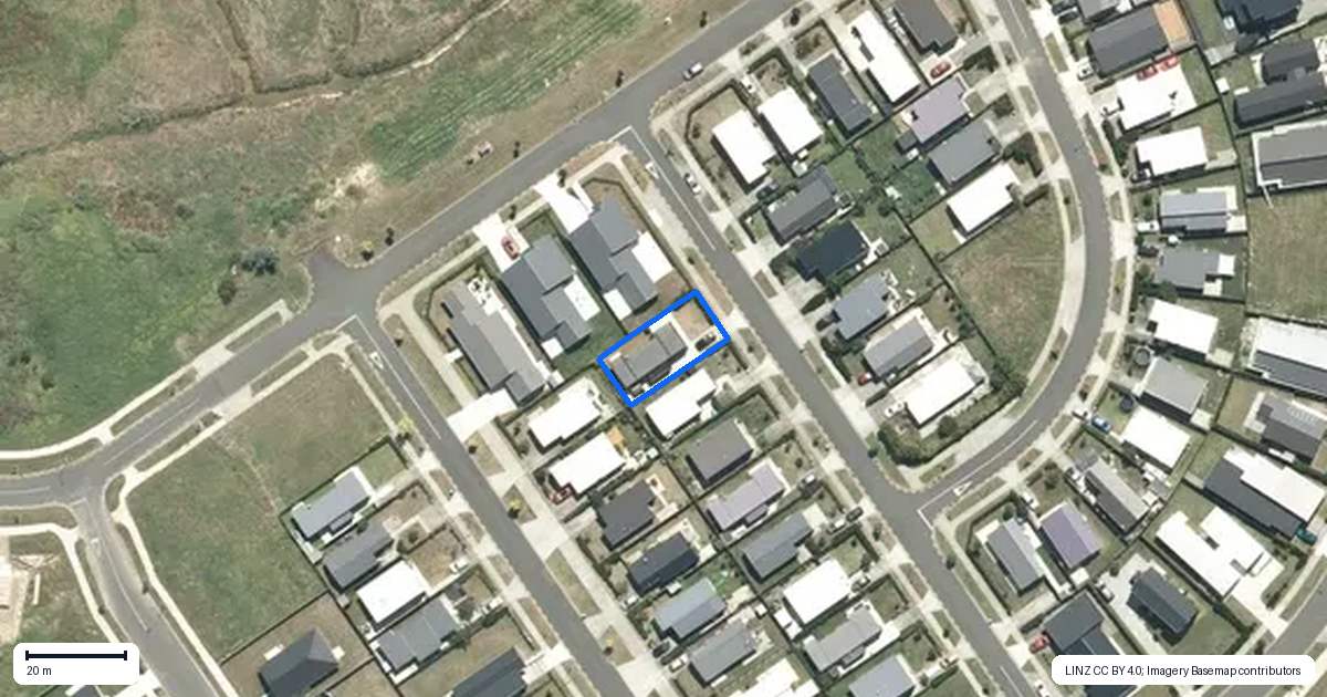 Property context map for 17 Hirere Street, Te Kauwhata