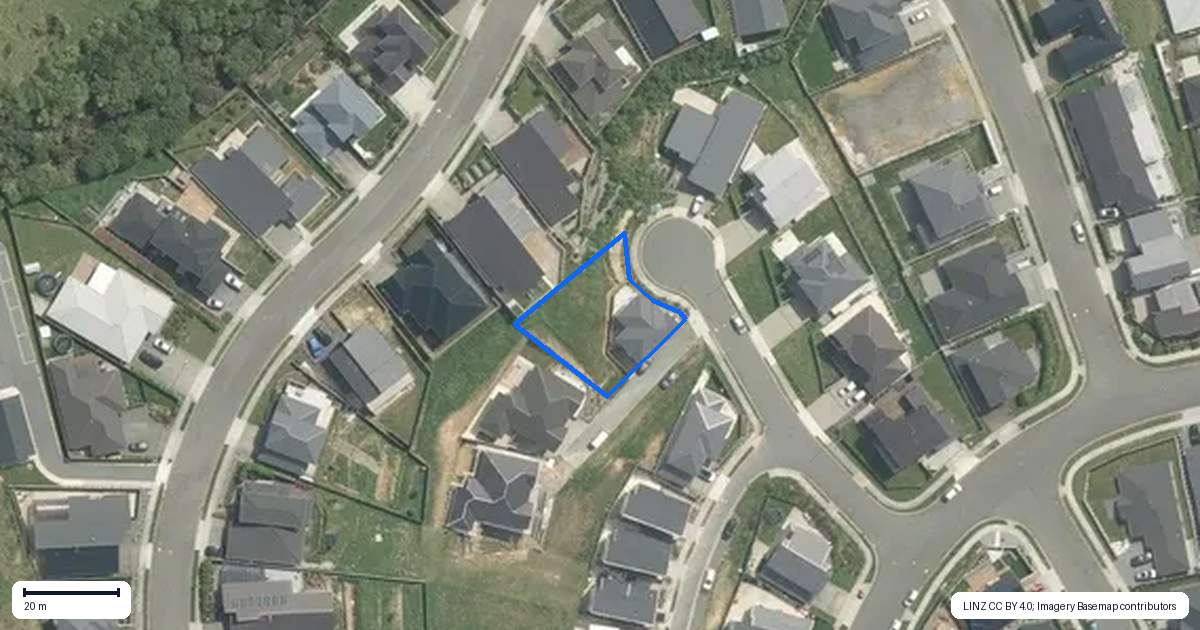 Property context map for 9 Swinton Place, Churton Park, Wellington