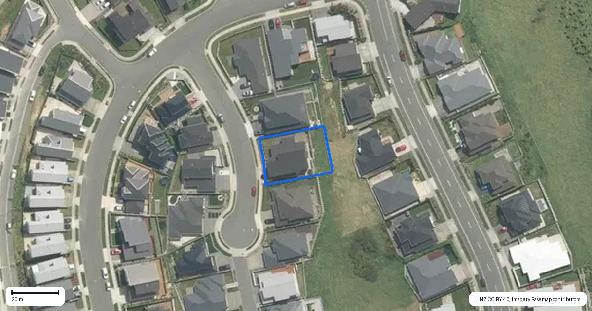 Property context map for 5 Hattersley Grove, Churton Park, Wellington