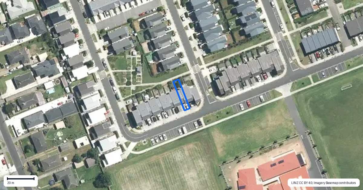 Property context map for 61 Te Aparangi Road, Papakura