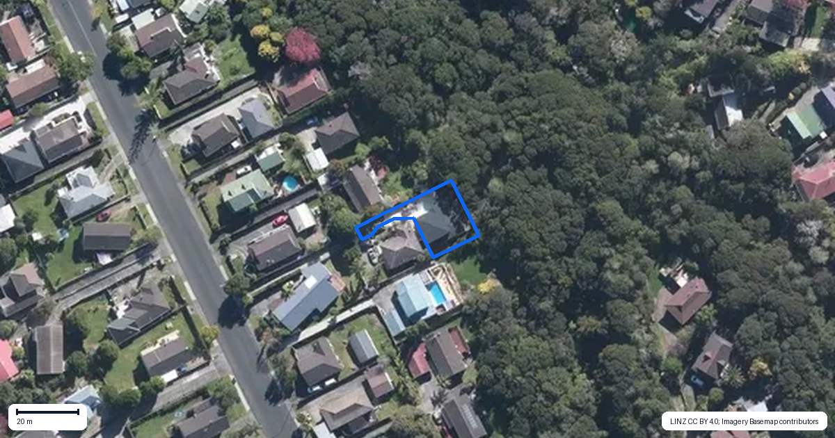Property context map for 81A Lynn Road, Bayview, Auckland