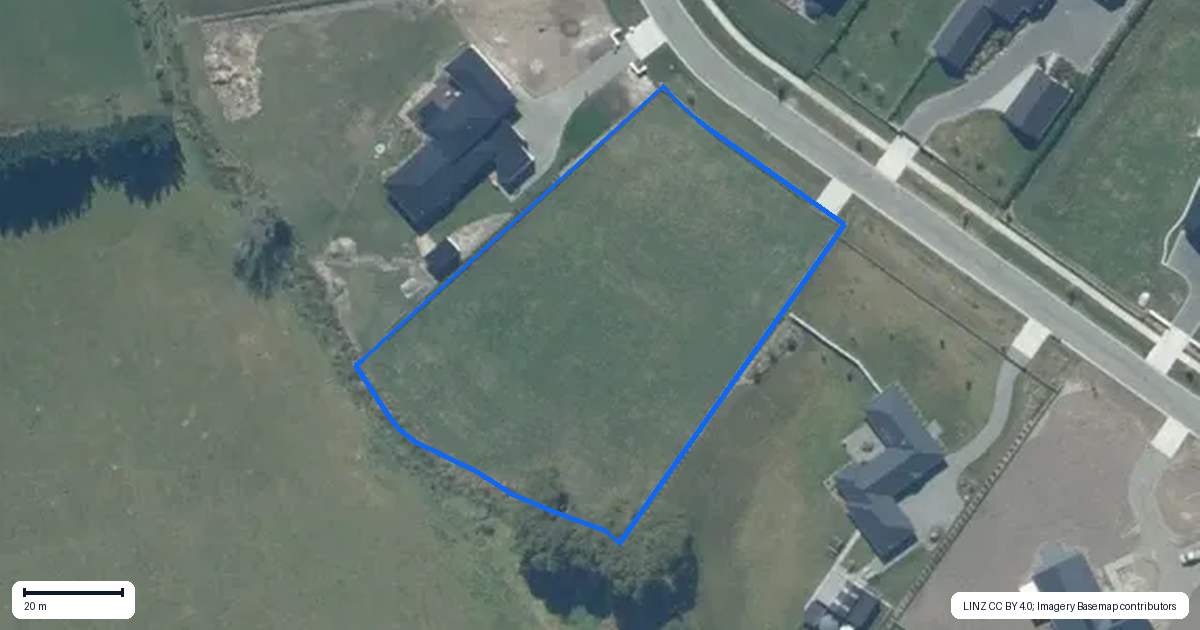 Property context map for 150 Verdeco Boulevard, Lincoln