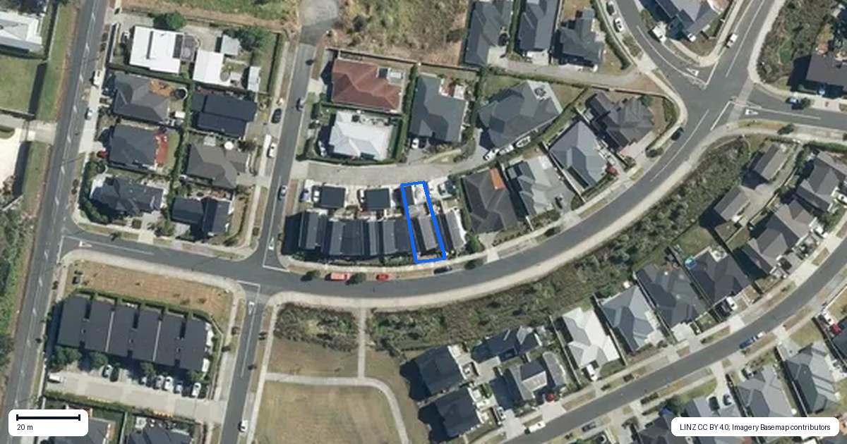 Property context map for 7B Podgora Avenue, Kumeu