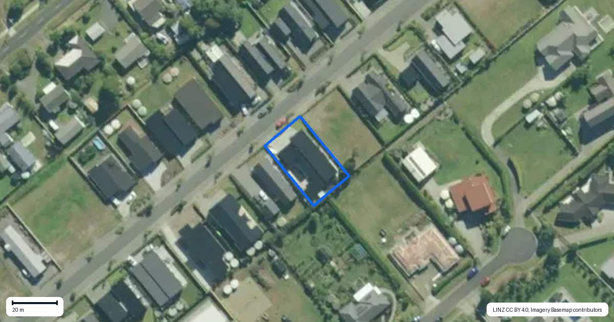 Property context map for 23 William Gilbert Drive, Mangawhai