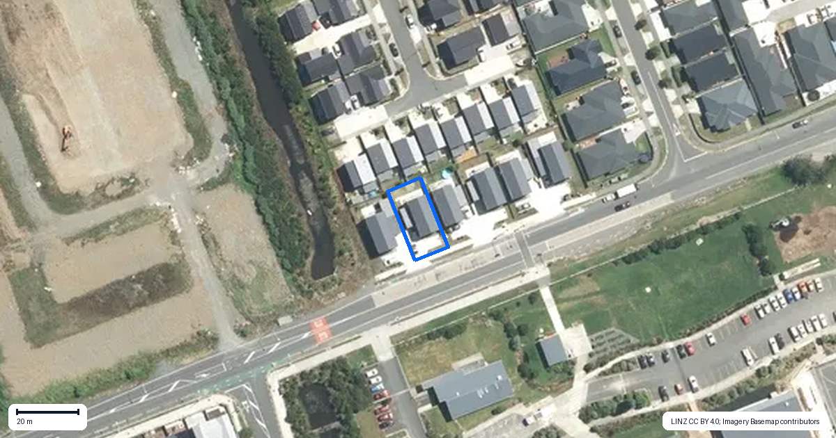 Property context map for 182 Walters Road, Takanini, Auckland