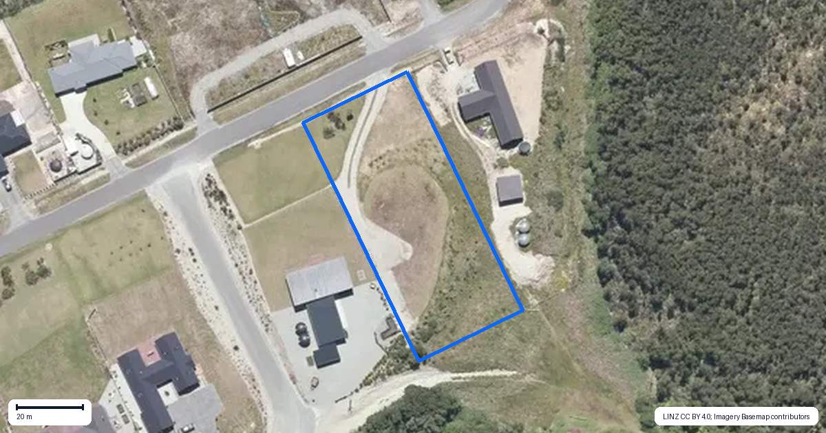 Property context map for 3 Takutai Terrace, Ruatapu