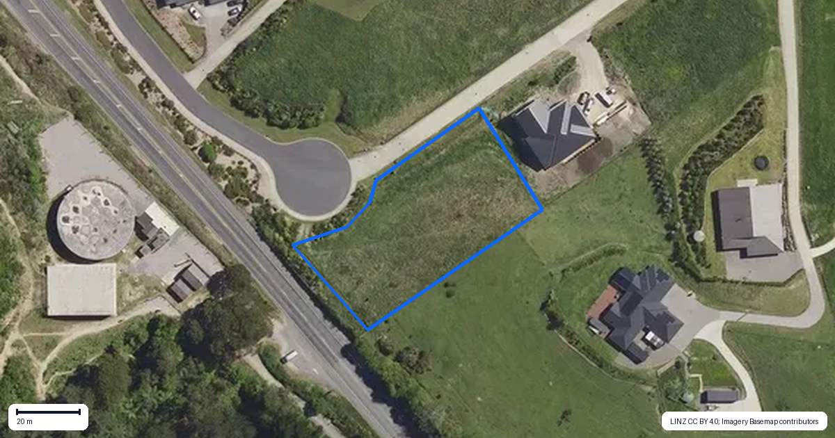 Property context map for 1 Petes Way, Lynmore, Rotorua