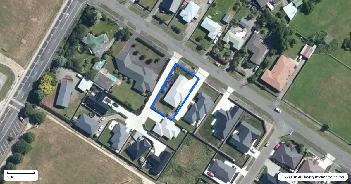 Property context map for 30 Princess Street, Pahiatua